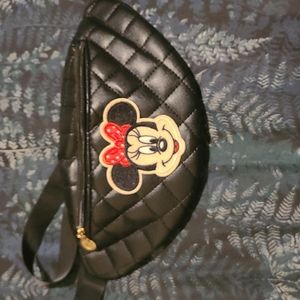 Custom Disney quilted Minnie Mouse Fanny pack.